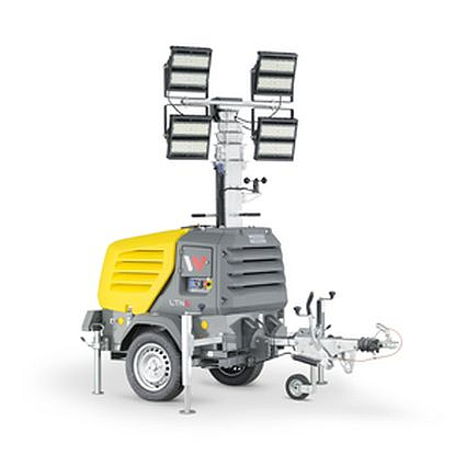 Hoofdafbeelding van Lichtmast dieselmotor 4 x 56000 lumen