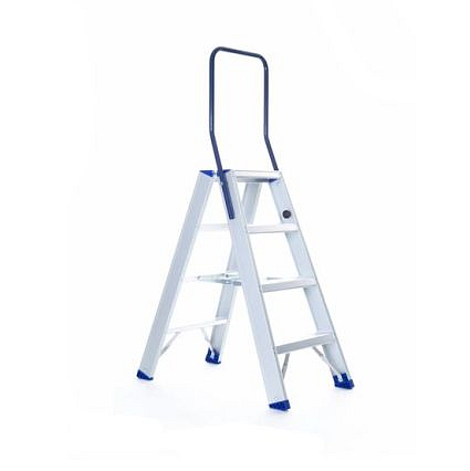 Hoofdafbeelding van Industriele dubbele trap 4 treden