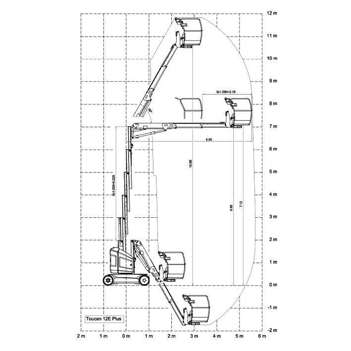 Masthoogwerker 12 meter – afbeelding 3 van 3