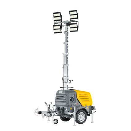Lichtmast dieselmotor 4 x 56000 lumen – afbeelding 2 van 2