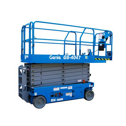 Schaarhoogwerker 13.70 meter w/h 1.18 m breed – afbeelding 2 van 2