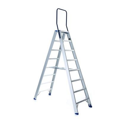 Hoofdafbeelding van Industriele dubbele trap 8 treden